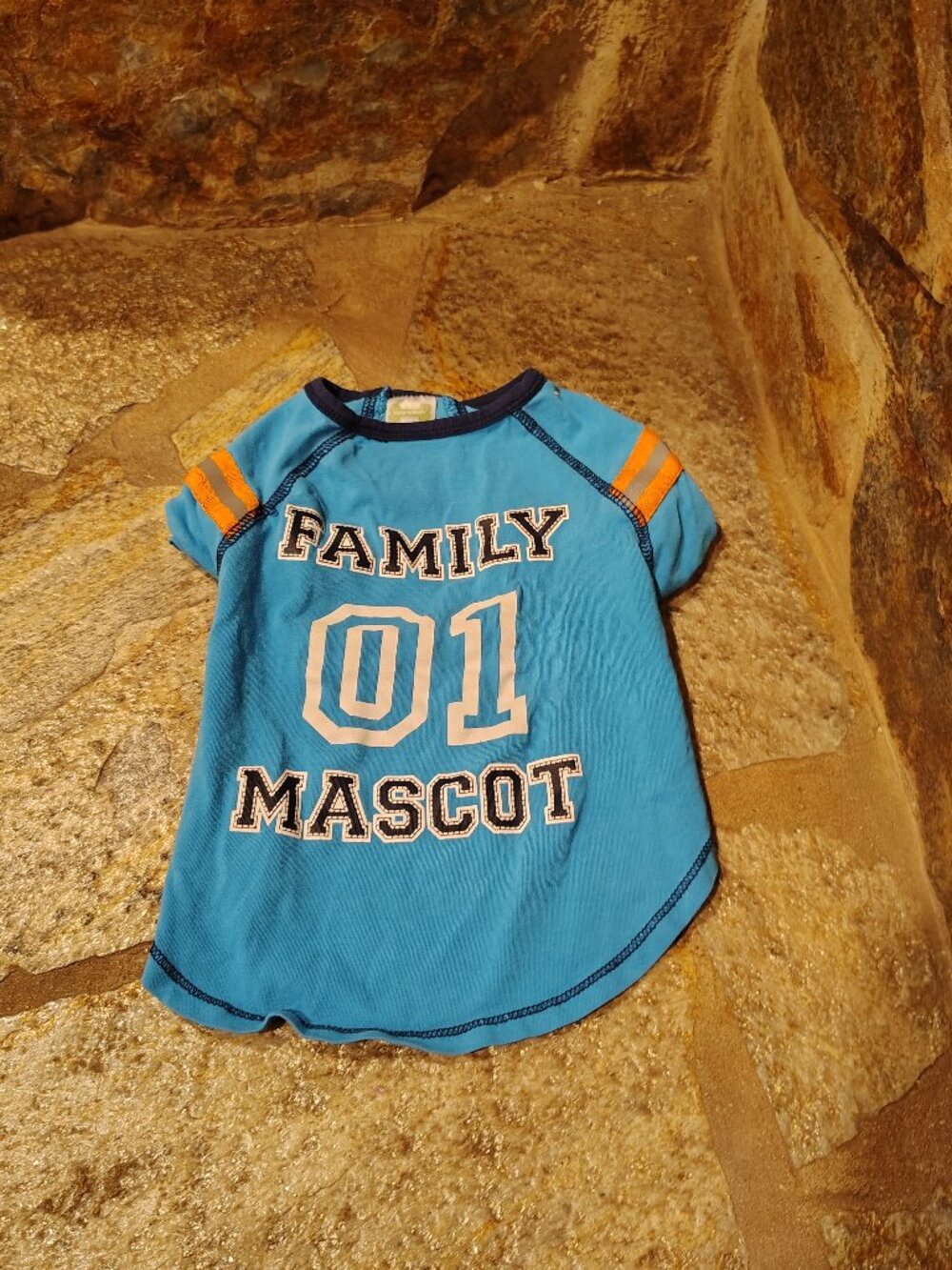 Wag-a-tude Dog Shirt Size Medium Family 01 Mascot Athletic Style Pet Cat Sporty